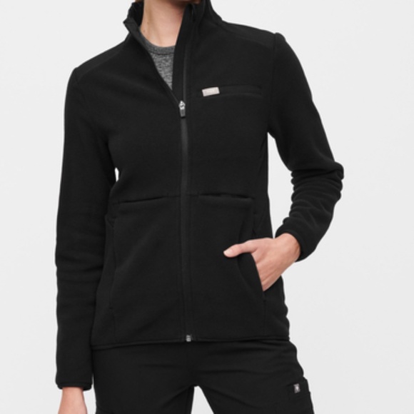 Figs Jackets & Coats Figs Womens Onshift Fleece Jacket Poshmark
